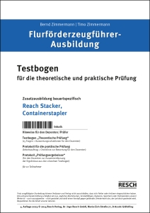 Testbogen Gabelstapler / Flurförderzeuge: Reach Stacker, Containerstapler
